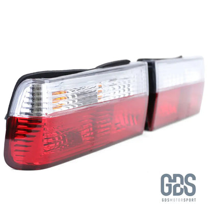 Feux arrieres rouge transparent pour BMW E30 phase 1 - PHARES FEUX - GDS Motorsport