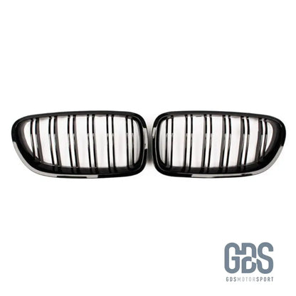 Grilles de calandre Look M5 Double lame Noir brillant BMW F10 / F11 - Calandres - GDS Motorsport