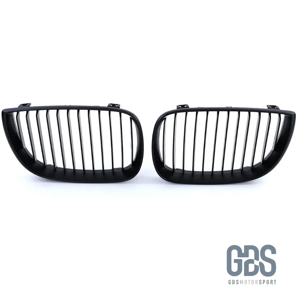 Grilles de calandre NOIR Mate SLIM BMW serie 1 PHASE 2004 a 2007 - Calandres - GDS Motorsport
