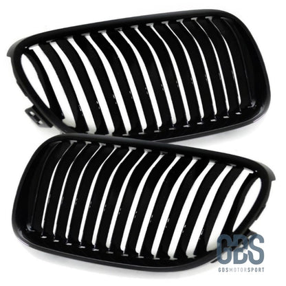 Grilles de calandre noir brillant pour BMW serie 3 E92 E93 phase 1 06-09 - Calandres - GDS Motorsport