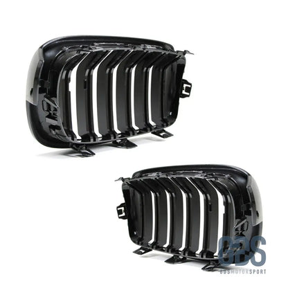2 Grilles de calandre Noir Brillant BMW F30 / F31 Lame Double Look M3 - calandres - GDS Motorsport