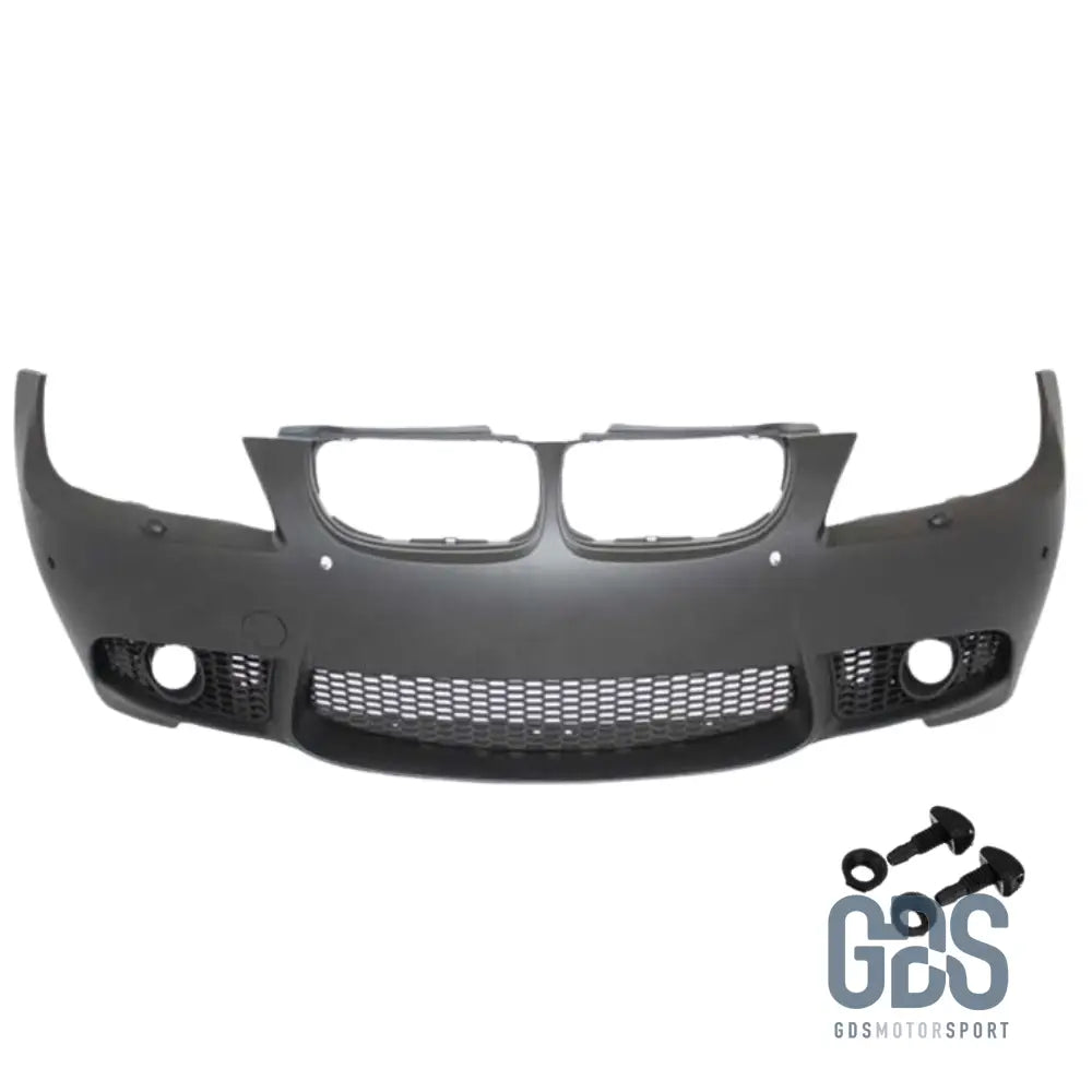 Pare choc avant Look M3 BMW serie 3 E90 / E91 de 2009 a 2011 Phase 2 LCI avec Antibrouillards - Avec PDC + SRA lave phares - Choc - GDS