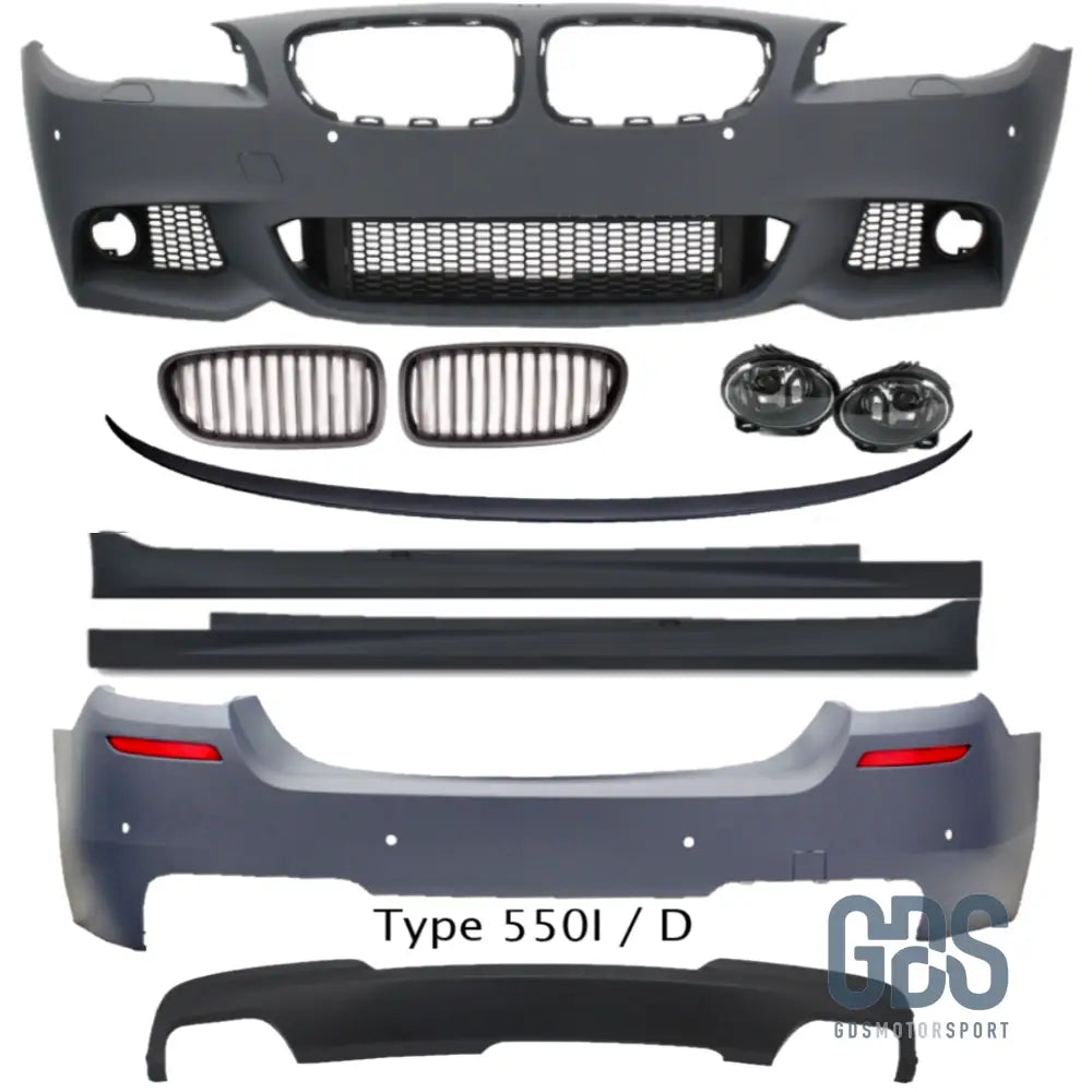 Kit Complet Pack M pour BMW F10 Berline Phase 1 Class Edition - style 550 i/d - Pare Choc kit carrosserie - GDS Motorsport