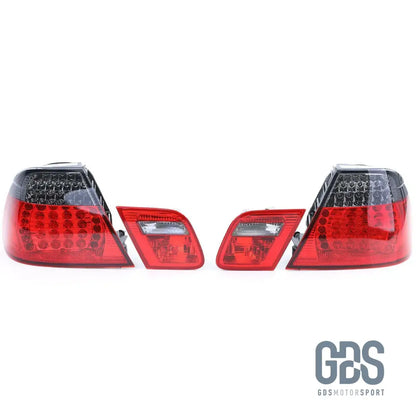 Feux arrière Full LED Rouge Fumé Noir pour BMW E46 Coupé de 1999 à 2006 - PHARES FEUX - GDS Motorsport
