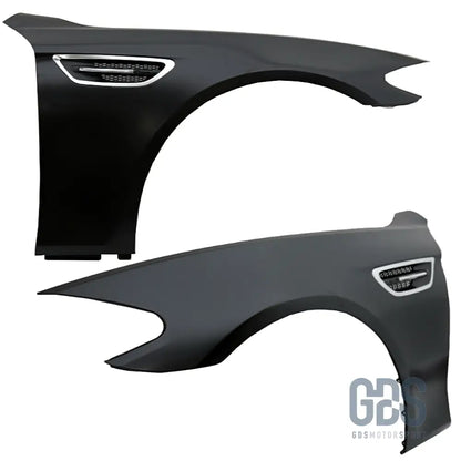 Pack de 2 ailes avant style m5 avec clignotants led pour bmw série 5 f10 & f11 - m