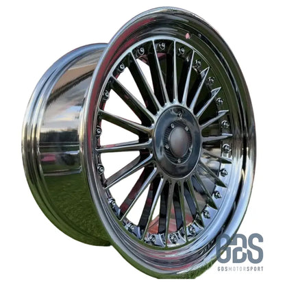 Pack 4 jantes style Alpina Classic Chrome noir BMW R17’’ X 8’’ ET20 9’’ ET15 - Jantes et pneus - GDS Motorsport