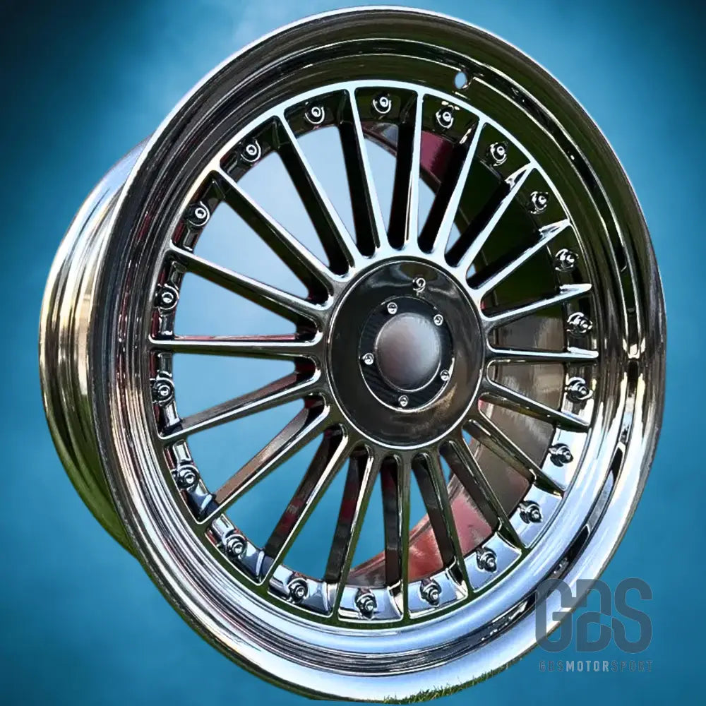 Pack 4 jantes style Alpina Classic Chrome noir BMW R17’’ X 8’’ ET20 9’’ ET15 - Jantes et pneus - GDS Motorsport