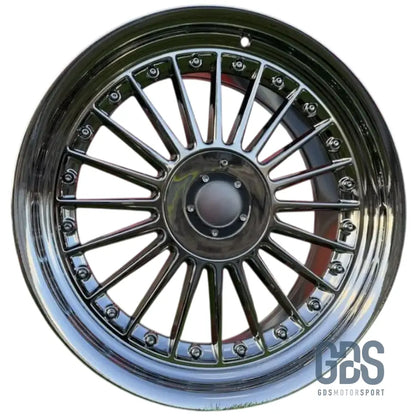 Pack 4 jantes style Alpina Classic Chrome noir BMW R17’’ X 8’’ ET20 9’’ ET15 - Jantes et pneus - GDS Motorsport