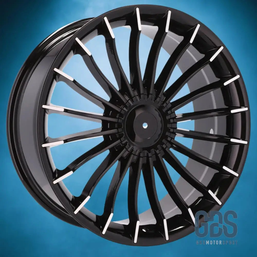 Pack 4 jantes style alpina noir brillant bmw r21’’ 8,5’’ et25 x 10’’ et41 - jantes et pneus