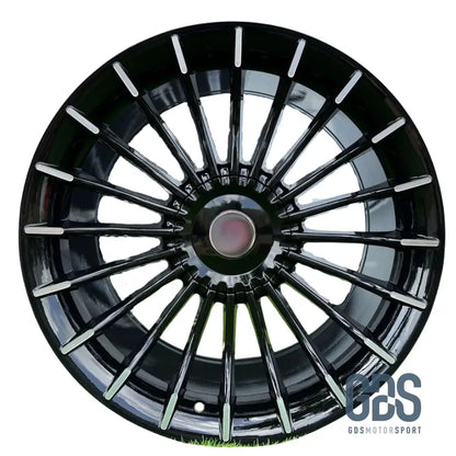 Pack 4 jantes style alpina noir brillant bmw r21’’ 8,5’’ et25 x 10’’ et41 - jantes et pneus