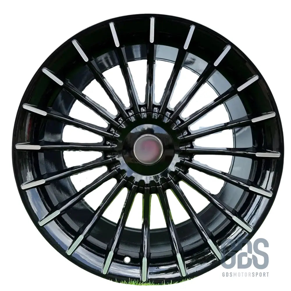 Pack 4 jantes style alpina noir brillant bmw r21’’ 8,5’’ et25 x 10’’ et41 - jantes et pneus