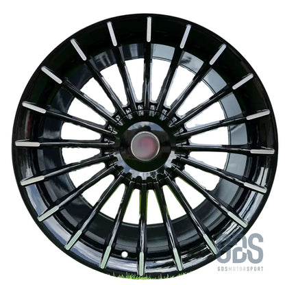 Pack 4 jantes style alpina noir brillant bmw r21’’ 8,5’’ et25 x 10’’ et41 - jantes et pneus