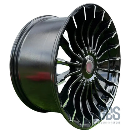 Pack 4 jantes style alpina noir brillant bmw r21’’ 8,5’’ et25 x 10’’ et41 - jantes et pneus