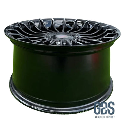 Pack 4 jantes Style Alpina noir brillant BMW R21’’ 8,5’’ ET25 X 10’’ ET41 - Jantes et pneus - GDS Motorsport