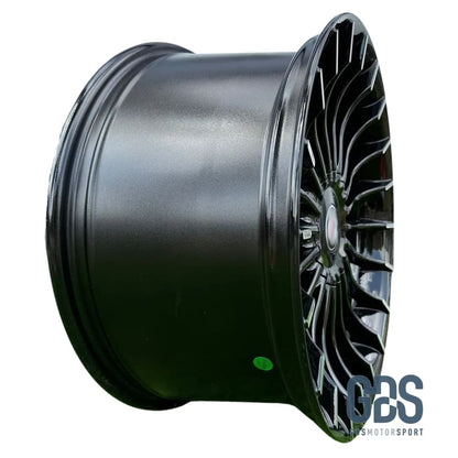 Pack 4 jantes Style Alpina noir brillant BMW R21’’ 8,5’’ ET25 X 10’’ ET41 - Jantes et pneus - GDS Motorsport