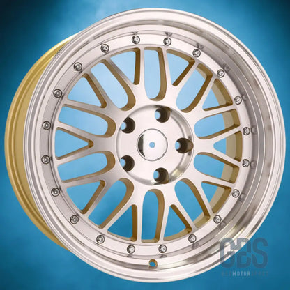 Pack 4 jantes style bbs lm gold bmw r17’’ x 7.5’’ et34 - jantes et pneus