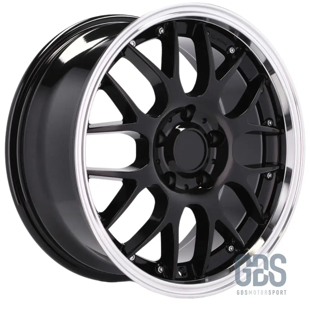 Pack 4 jantes style bbs rs-gt noir bmw r17’’ x 7.5’’ et35 - jantes et pneus