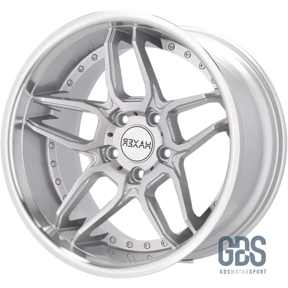 Pack 4 jantes Style Bord poli Haxer HX030 Gris BMW R18’’ X 8.5’’ ET20 10’’ ET15 - Jantes et pneus - GDS Motorsport