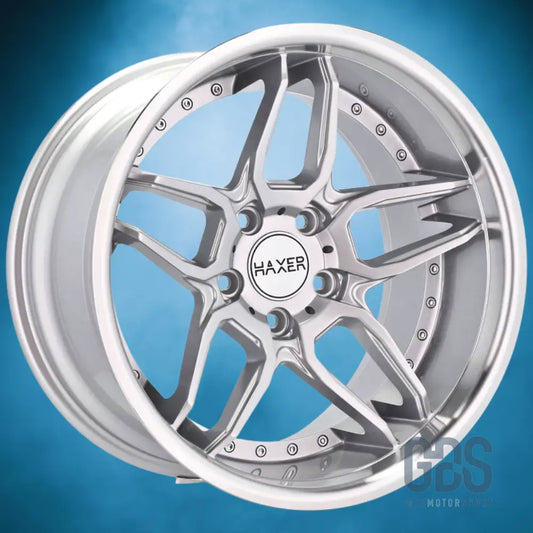 Pack 4 jantes style bord poli haxer hx030 gris bmw r19’’ x 8.5’’ et35 10’’ et40 - jantes et pneus