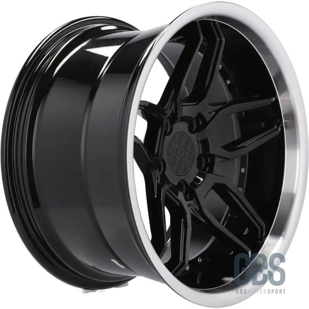 Pack 4 jantes style bord poli haxer hx030 noir bmw r18’’ x 8.5’’ et20 10’’ et15 - jantes et pneus