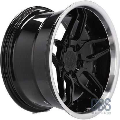 Pack 4 jantes style bord poli haxer hx030 noir bmw r18’’ x 8.5’’ et20 10’’ et15 - jantes et pneus