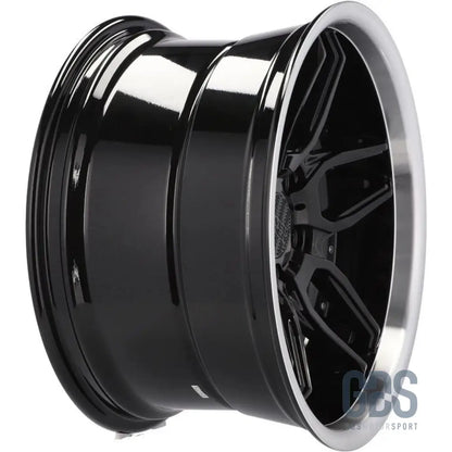 Pack 4 jantes style bord poli haxer hx030 noir bmw r18’’ x 8.5’’ et20 10’’ et15 - jantes et pneus