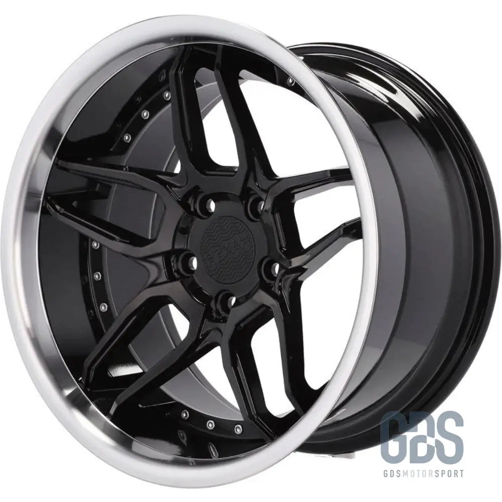 Pack 4 jantes style bord poli haxer hx030 noir bmw r19’’ x 8.5’’ et35 10’’ et40 - jantes et pneus