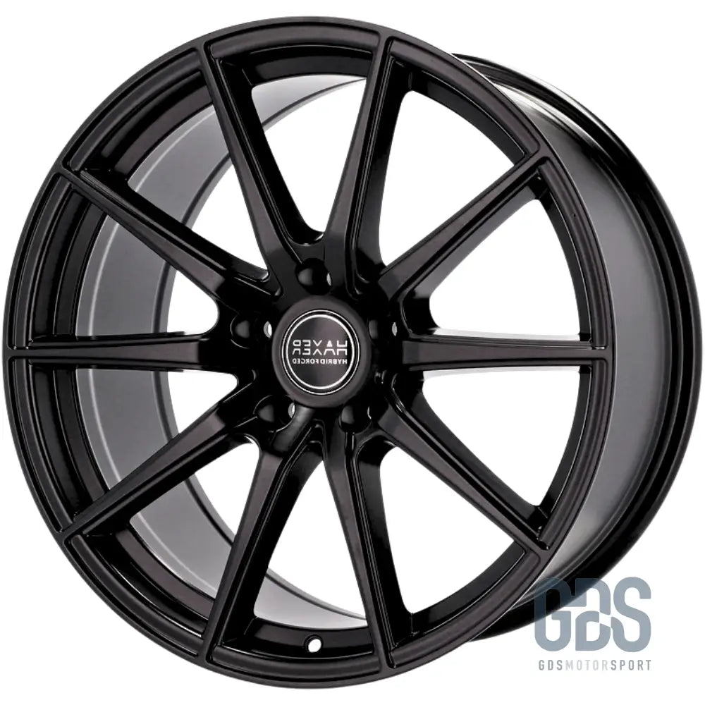 Pack 4 jantes style proline haxer hx034 noir bmw r19’’ x 9’’ et33 10’’ et35 - jantes et pneus