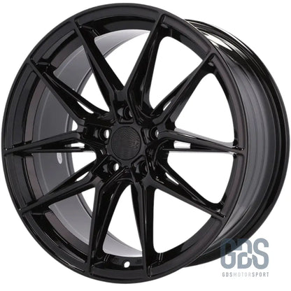 Pack 4 jantes style rfs1.8 haxer hx036 noir bmw r17’’ x 8’’ et35 - jantes et pneus