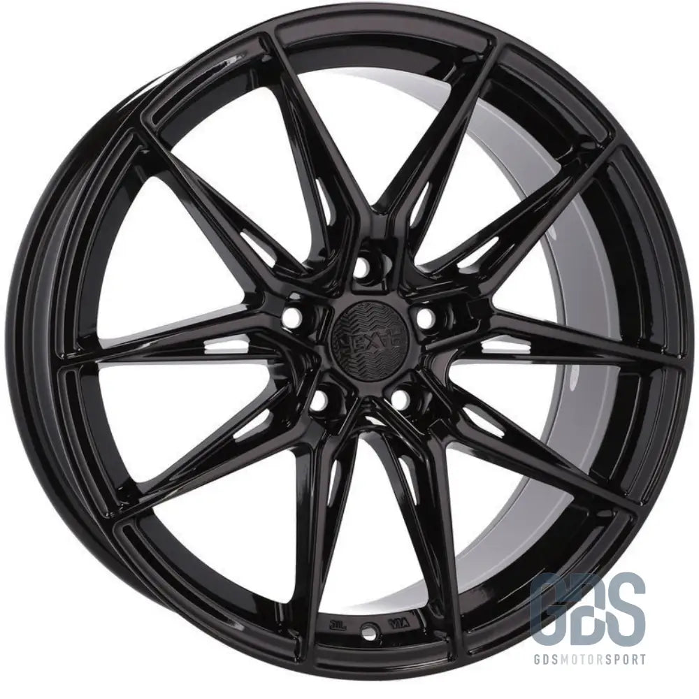Pack 4 jantes style rfs1.8 haxer hx036 noir bmw r17’’ x 8’’ et35 - jantes et pneus