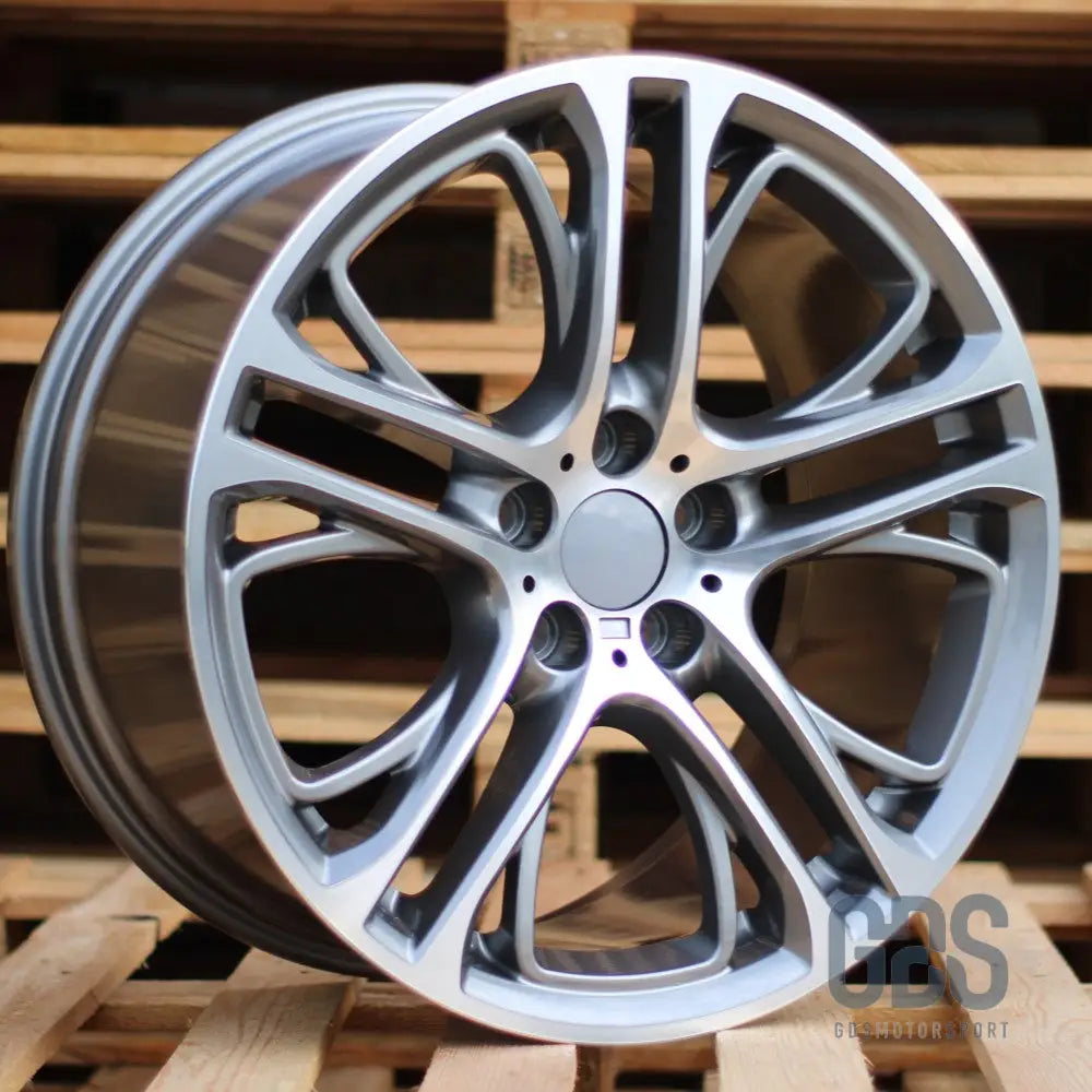Pack 4 jantes type 310 m bmw x3 / x4 r20’’ x 8,5’’ et38 10’’ et51 gris poli - jantes et pneus