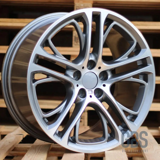 Pack 4 jantes type 310 m bmw x3 / x4 r20’’ x 8,5’’ et38 10’’ et51 gris poli - jantes et pneus