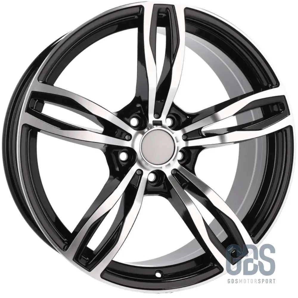 Pack 4 jantes type 343m noir poli bmw r18’’ x 8’’ et20 - jantes et pneus
