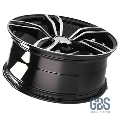 Pack 4 jantes Type 343M Noir poli BMW R19’’ X 8,5’’ ET33 9 ET38 - Jantes et pneus - GDS Motorsport