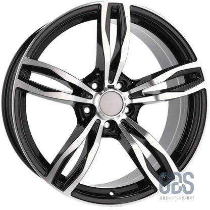 Pack 4 jantes type 343m noir poli bmw r19’’ x 8,5’’ et33 9 et38 - jantes et pneus