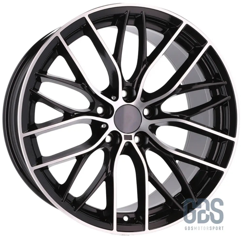 Pack 4 jantes type 405m noir poli bmw r18’’ x 8’’ et34 9’’ et40 - jantes et pneus
