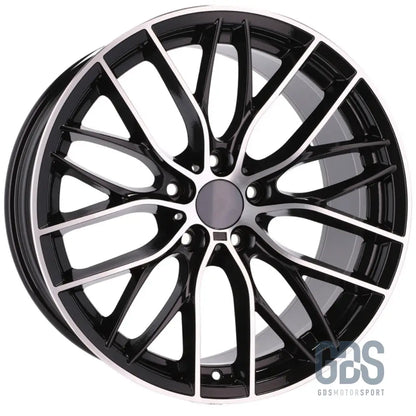Pack 4 jantes type 405m noir poli bmw r18’’ x 8’’ et34 9’’ et40 - jantes et pneus