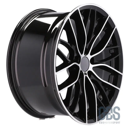 Pack 4 jantes type 405m noir poli bmw r18’’ x 8’’ et34 9’’ et40 - jantes et pneus
