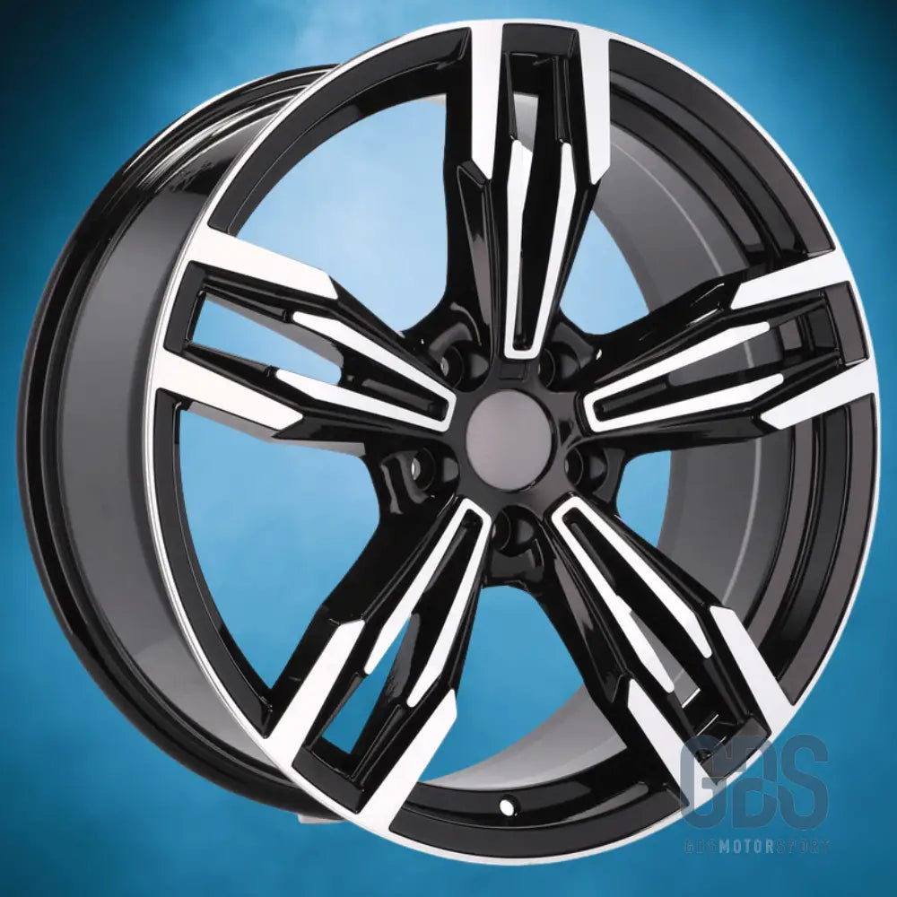 Pack 4 jantes type 433m noir poli bmw r17’’ x 8’’ et34 - jantes et pneus