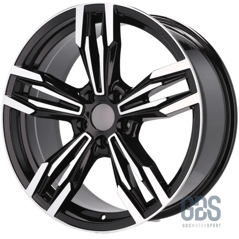 Pack 4 jantes type 433m noir poli bmw r17’’ x 8’’ et34 - jantes et pneus