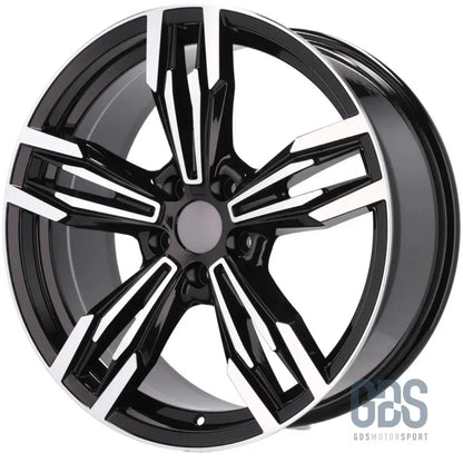 Pack 4 jantes type 433m noir poli bmw r17’’ x 8’’ et34 - jantes et pneus