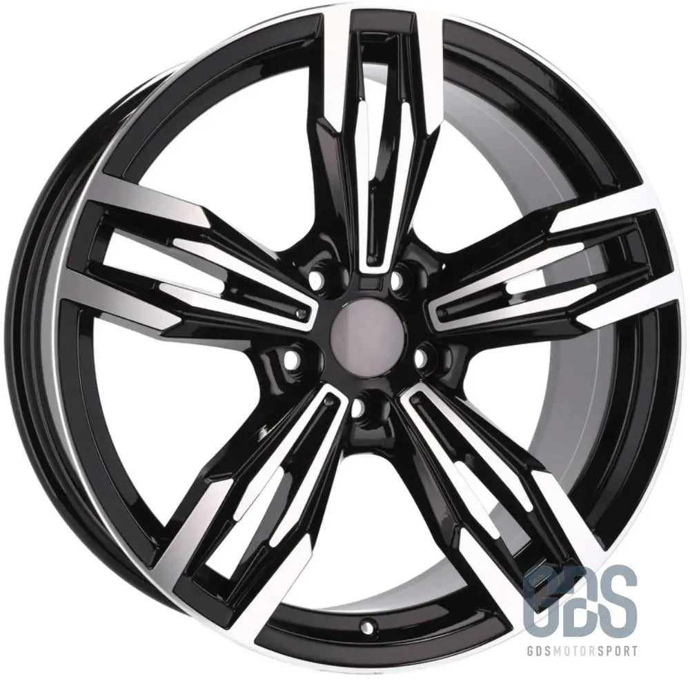 Pack 4 jantes type 433m noir poli bmw r17’’ x 8’’ et34 - jantes et pneus