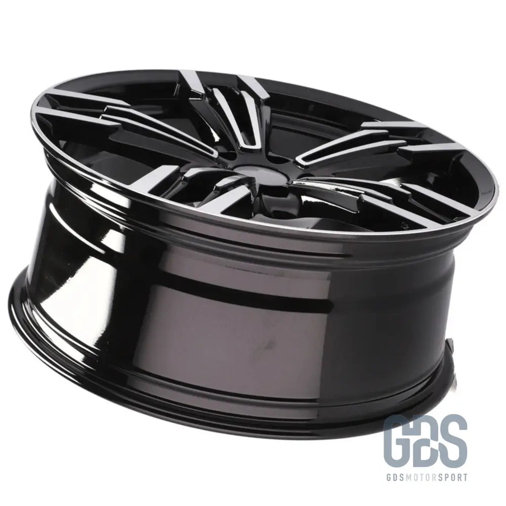 Pack 4 jantes type 433m noir poli bmw r17’’ x 8’’ et34 - jantes et pneus