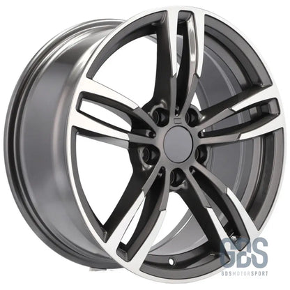 Pack 4 jantes type 437m gris poli bmw r19’’ x 8,5’’ et35 9,5’’ et40 - jantes et pneus