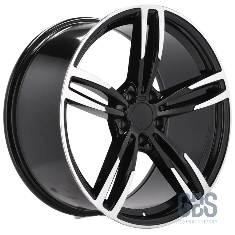 Pack 4 jantes type 437m noir poli bmw r17’’ x 8’’ et34 - jantes et pneus