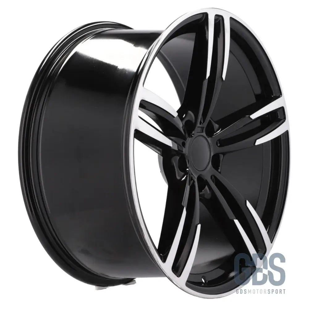 Pack 4 jantes type 437m noir poli bmw r17’’ x 8’’ et34 - jantes et pneus