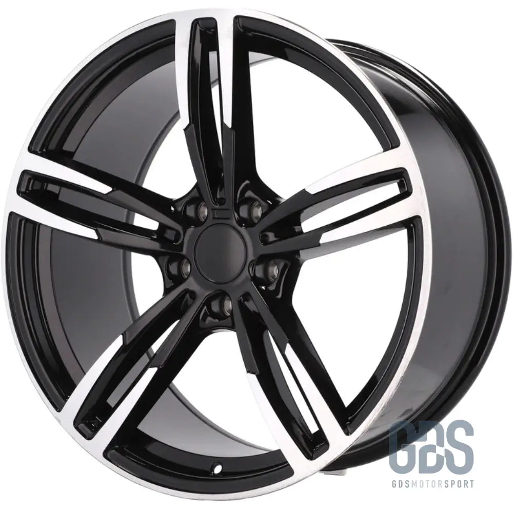 Pack 4 jantes type 437m noir poli bmw r18’’ x 8’’ et34 9’’ et40 - jantes et pneus