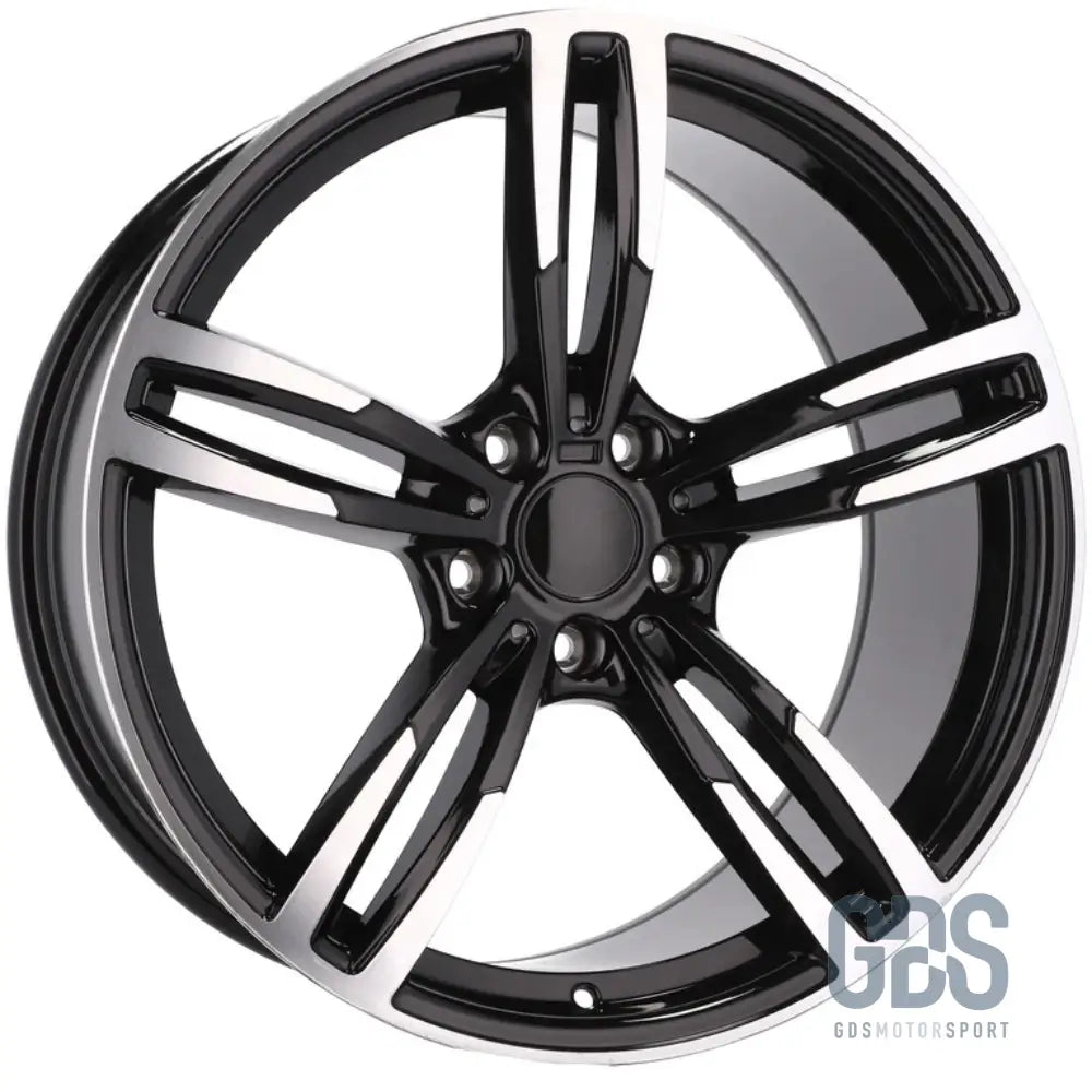 Pack 4 jantes type 437m noir poli bmw r18’’ x 8’’ et34 9’’ et40 - jantes et pneus