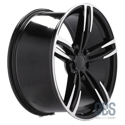 Pack 4 jantes type 437m noir poli bmw r18’’ x 8’’ et34 9’’ et40 - jantes et pneus