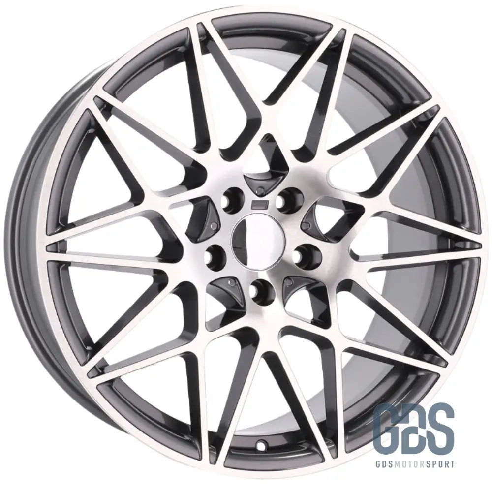 Pack 4 jantes Type 666M Gris face poli BMW R18 X 8,5’’ ET35 9,5’’ ET40 Compétition - Jantes et pneus - GDS Motorsport